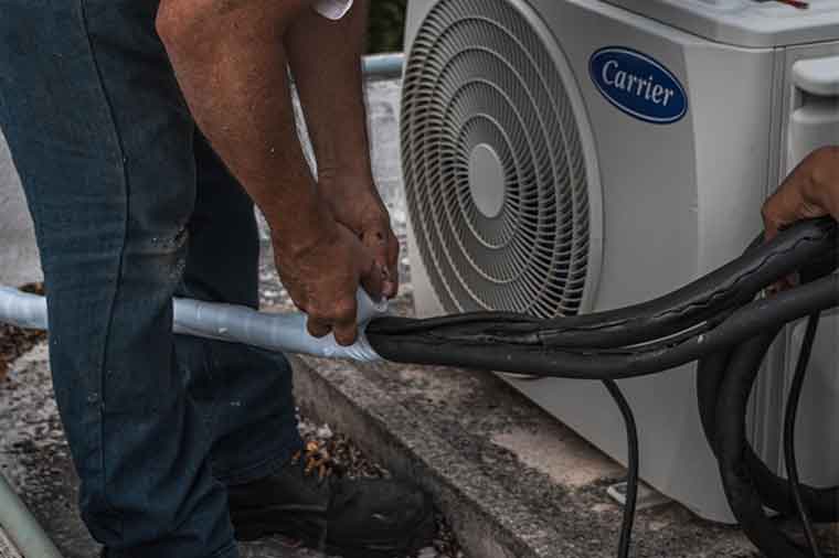 Déroulement de la pose d’une climatisation par SEP à Cannes 06